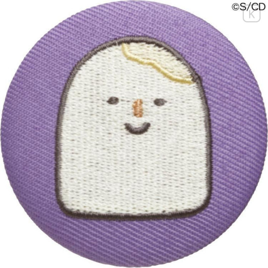 Japan San-X Secret Embroidery Can Badge - Chickip Dancers / Dinosaur Gao Gao Step - 8