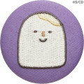 Japan San-X Secret Embroidery Can Badge - Chickip Dancers : Dinosaur Gao Gao Step Blind Box - 8