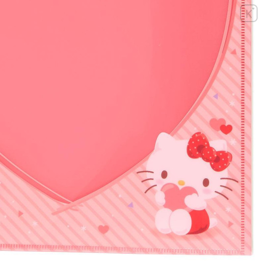Japan Sanrio Original A4 Clear File Holder 20 Pockets - Hello Kitty / Enjoy Idol - 5