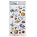 Japan Picture Book Sticker - Space - 1