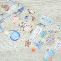 Japan Picture Book Sticker - Aquarium - 2