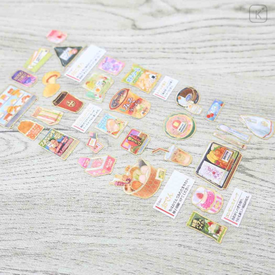 Japan Picture Book Sticker - Convenience Store - 2