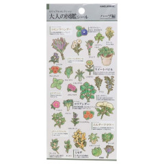 Japan Picture Book Sticker - Herb