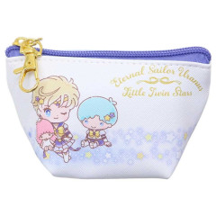 Japan Sanrio × Sailor Moon Cosmos Triangular Mini Pouch - Sailor Uranus × Little Twin Stars