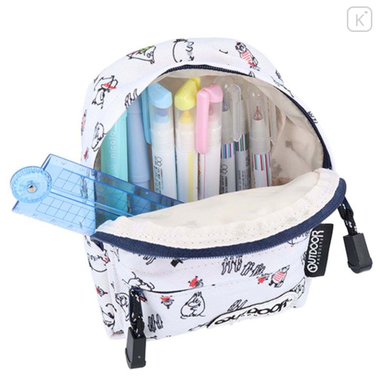 Japan Moomin Outdoor Backpack Bag Pen Case - Family - 3