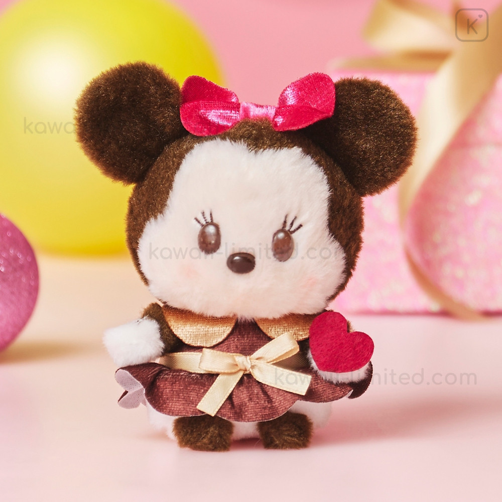 Japan Disney Store Urupocha-chan Plush - Minnie Mouse / Valentine 2024