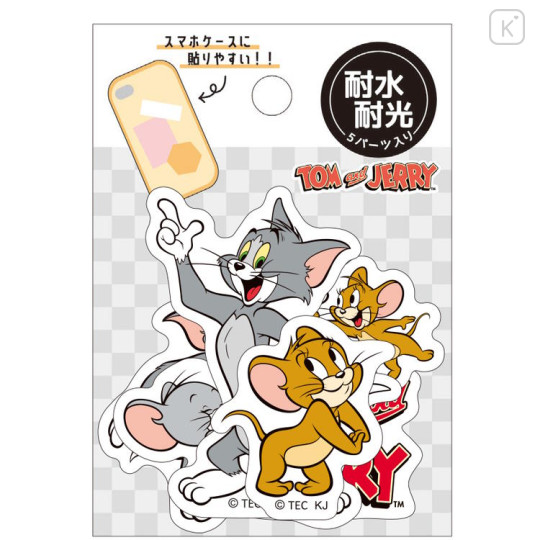 Japan Tom and Jerry Vinyl Sticker Set - Happy - 1