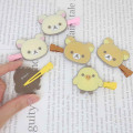 Japan San-X Hair Clip 2pcs Set - Rilakkuma : Korilakkuma - 2