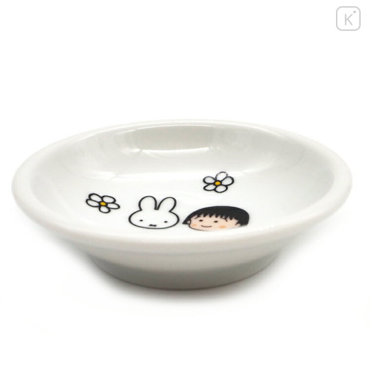 Japan Chibi Maruko-chan × Miffy Mini Plate - White - 2