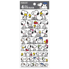 Japan Peanuts 4 Size Sticker - Snoopy / Doggies