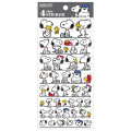 Japan Peanuts 4 Size Sticker - Snoopy / Doggies - 1