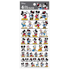Japan Disney 4 Size Sticker - Mickey Mouse / Friends