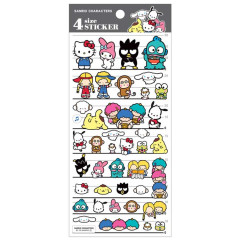 Japan Sanrio 4 Size Sticker - Characters / Rare C