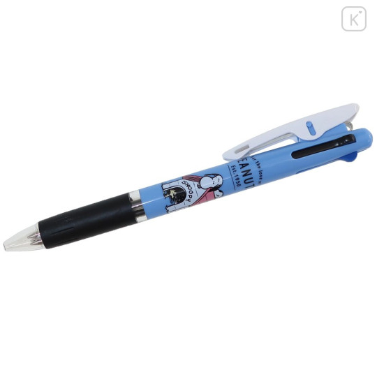 Japan Peanuts Jetstream 3 Color Multi Ballpoint Pen - Snoopy : Blue - 1