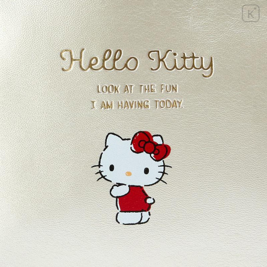 Japan Sanrio Shell Pouch - Hello Kitty / Pastel - 4