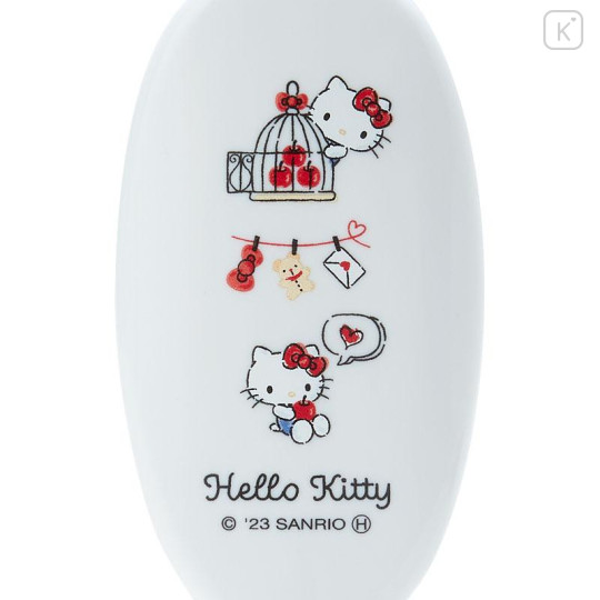 Japan Sanrio Hair Brush with Oil - Hello Kitty : Pastel - 4