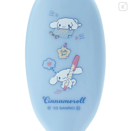 Japan Sanrio Hair Brush with Oil - Cinnamoroll : Pastel - 4