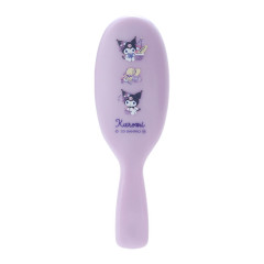 Japan Sanrio Hair Brush with Oil - Kuromi : Pastel