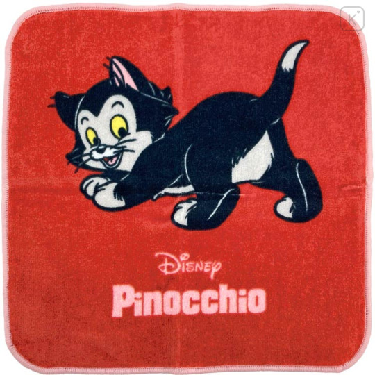 Japan Disney Petit Towel Handkerchief - Pinocchio / Figaro - 1