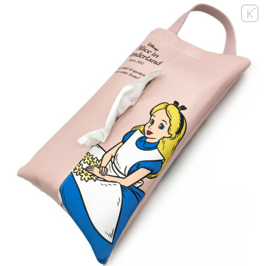 Japan Disney Tissue Case - Alice in Wonderland / Flower Pink - 1