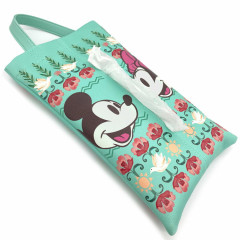 Japan Disney Tissue Case - Mickey Mouse & Minnie Mouse / Love You