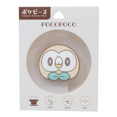 Japan Pokemon Pocopoco Smartphone Grip - Rowlet / Pokepeace