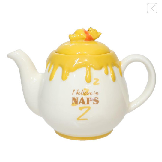 Japan Disney Teapot - Winnie The Pooh / Nap in Honey - 1