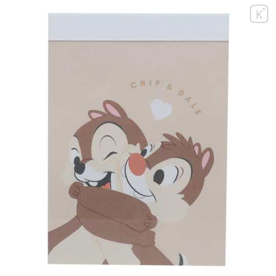 Japan Disney Mini Notepad - Chip & Dale / Little Brothers - 1