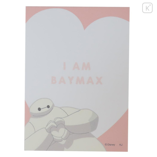 Japan Disney Mini Notepad - Baymax / Pink - 2