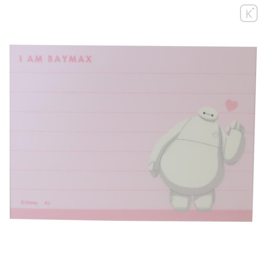 Japan Disney Mini Notepad - Baymax / Pink - 3