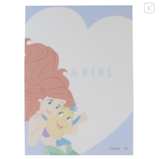 Japan Disney Mini Notepad - Ariel & Flounder / Hug - 2