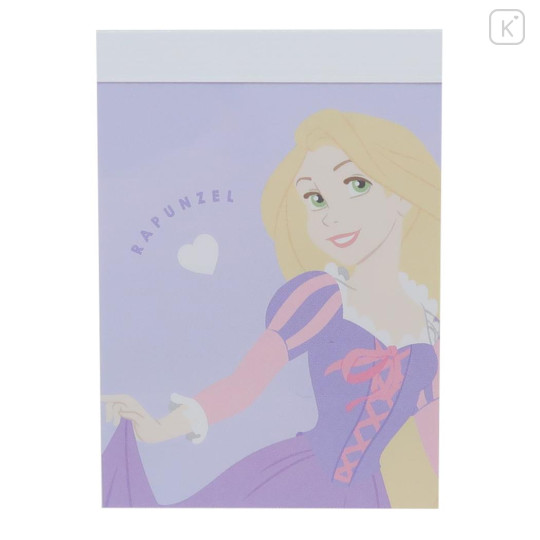Japan Disney Mini Notepad - Rapunzel / Purple - 1