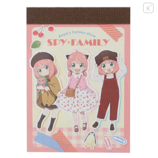 Japan Spy×Family Mini Notepad - Anya : Fashion - 1