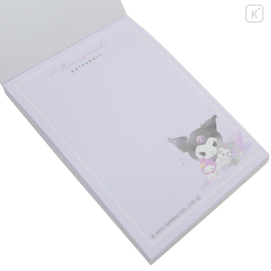Japan Sanrio Mini Notepad - Kuromi / Room - 2
