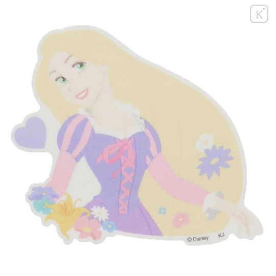Japan Disney Vinyl Sticker - Rapunzel / Purple - 1