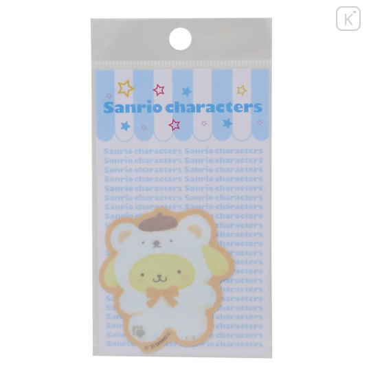Japan Sanrio Vinyl Sticker - Pompompurin / Snow Bear - 1