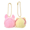 Japan Disney Store Tsum Tsum Plush Keychain - Pooh & Piglet : Valentine 2024 - 4