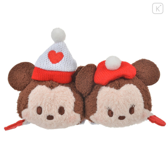 Japan Disney Store Tsum Tsum Plush - Mickey & Minnie / Valentine 2024 - 1