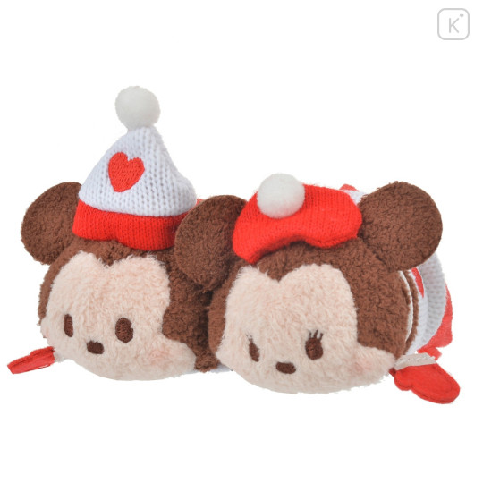 Japan Disney Store Tsum Tsum Plush - Mickey & Minnie / Valentine 2024 - 2