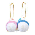 Japan Disney Store Tsum Tsum Plush Keychain - Donald & Daisy : Valentine 2024 - 4