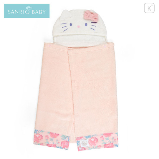 Japan Sanrio Original Bath Poncho - Hello Kitty / Sanrio Baby - 1