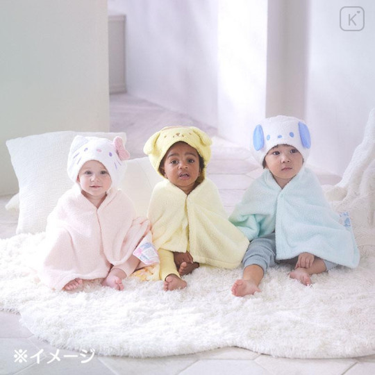 Japan Sanrio Original Bath Poncho - Pochacco / Sanrio Baby - 6