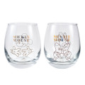 Japan Disney Store Glass Set - Mickey & Minnie - 1