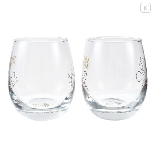 Japan Disney Store Glass Set - Mickey & Minnie - 3