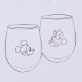 Japan Disney Store Glass Set - Mickey & Minnie - 8