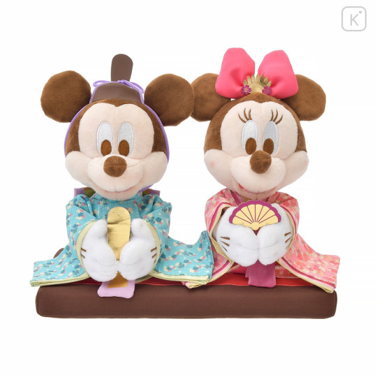 Japan Disney Store Stuffed Doll - Mickey & Minnie : Doll's Day - 1