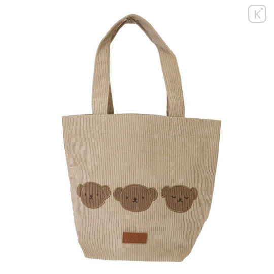 Japan Miffy Mini Tote Bag - Boris Bear / Fluffy - 1