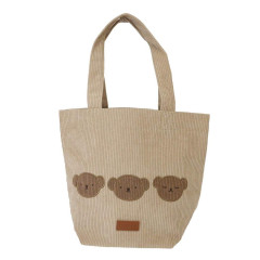 Japan Miffy Mini Tote Bag - Boris Bear / Fluffy