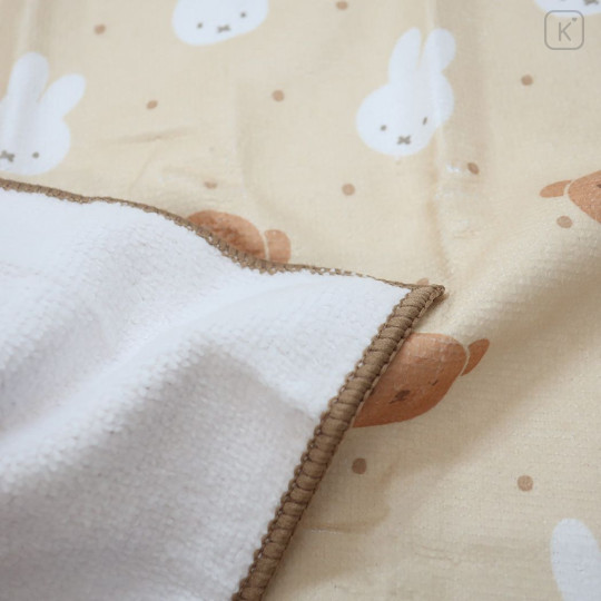 Japan Miffy Kitchen Dishcloth Set of 3 - Boris Bear / Light Brown - 3
