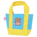 Japan Miffy Embroidery Mini Tote Bag - Blue & Yellow - 1